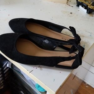 Black Sling back shoes